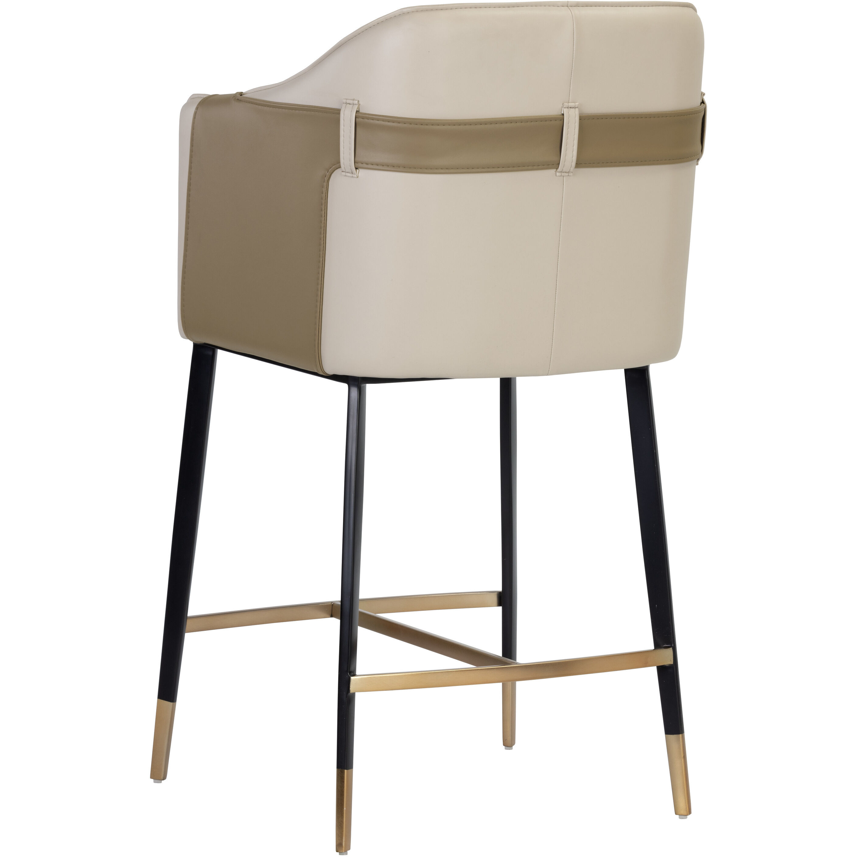 Carter 39.5 inch Napa Beige / Napa Tan Counter Stool